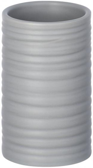 badrumsmugg Mila 6,5 x 10 cm keramisk grå