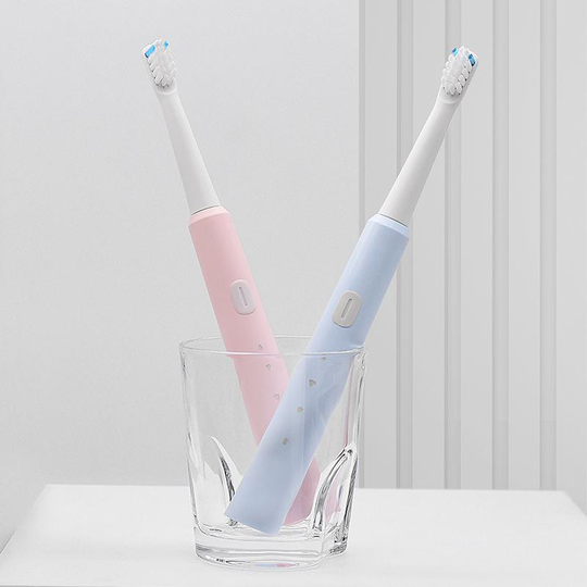 Eltandborste USB-laddning Rosa