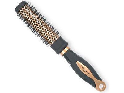 Top Choice Exclusive hair brush, round gold/black (62018-02)