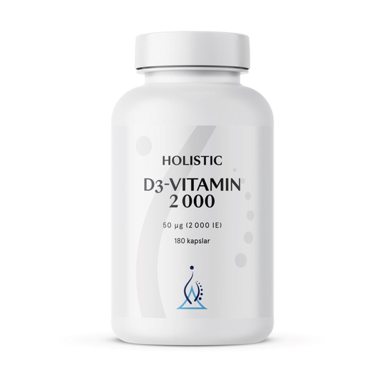 Holistic D3-vitamin 2000 180 kapslar