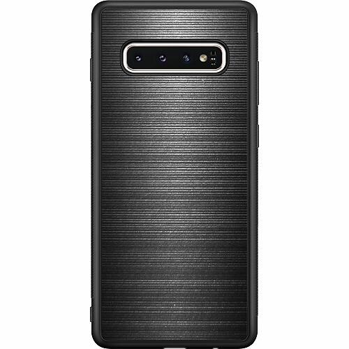 Samsung Galaxy S10 Svart Skal Brushed Metal