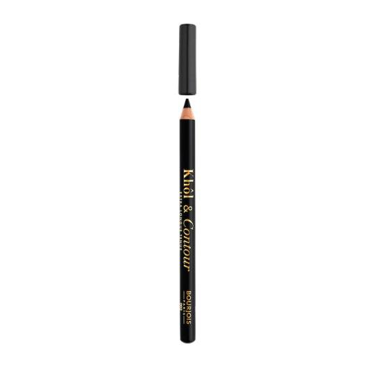 BOURJOIS Khol & Contour Eye Pencil extra långa Wear eyeliner 002 Ultra Black 1,2 g