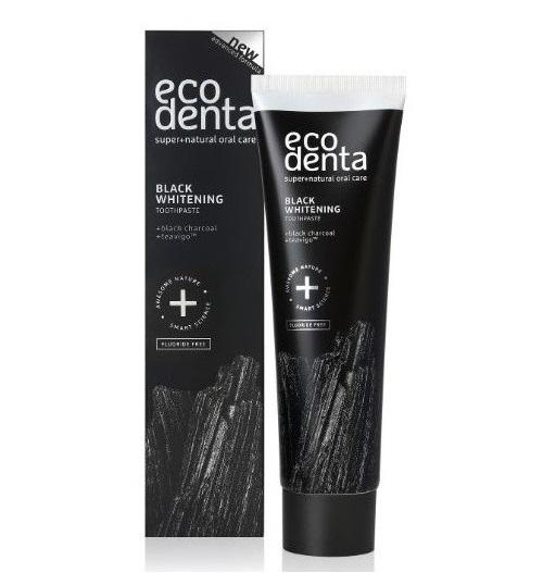 ECODENTA_Black Whitening Toothpaste czarna pasta do zębĂłw wybielająca z węglem 100ml