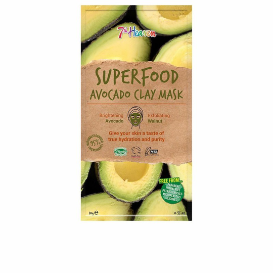 Ansiktsmask 7th Heaven Superfood Exfoliering Lera Avokado (10 g)