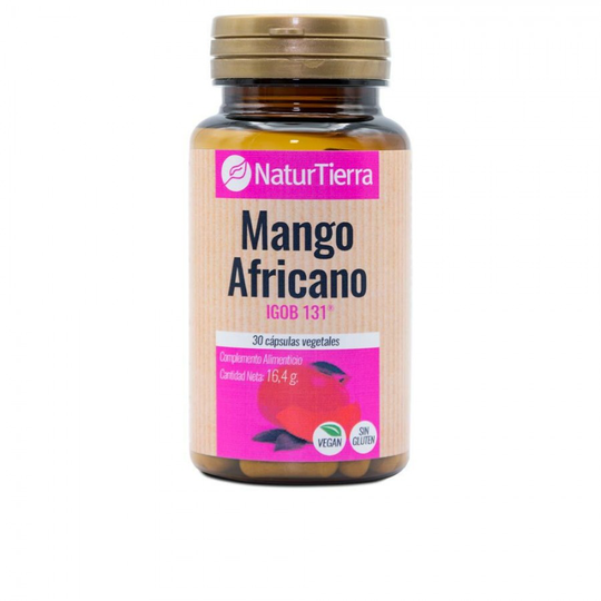Kosttillskott Naturtierra Mango Afrikan 30 Kapslar (30 uds)