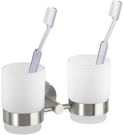kopphållare 17,5 x 9,5 cm rostfritt stål matt silver 2 st