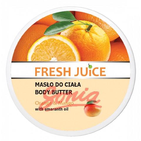 Färsk juice Body Butter Mango & Orange 225 ml