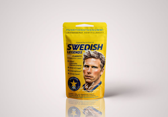 Swedish Legends 40st x2,5g funktionstuggmmin Limited Edition