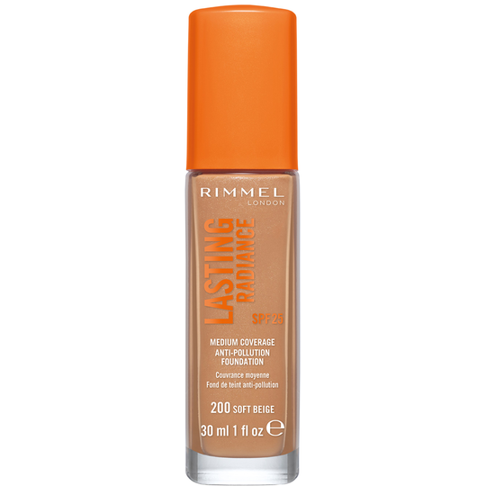 Rimmel Face Lasting Radiance Foundation 200 Soft Beige