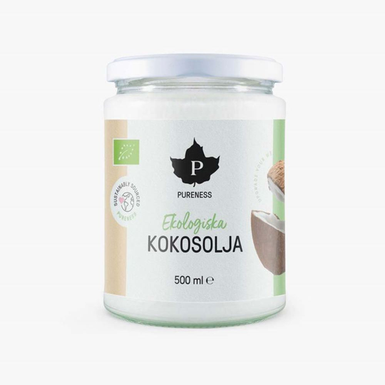 Ekologisk Kokosolja, 500 ml, Kosttillskott