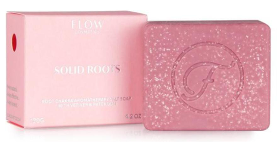 salt tvål Solid Roots 120 gram vegansk rosa