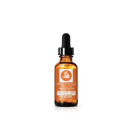OZNaturals Vitamin C + AHA Facial Serum 30 ml