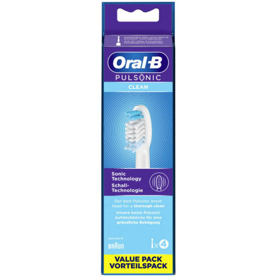 Oral-B Pulsonic Clean Tandborsthuvud 4 st Vit