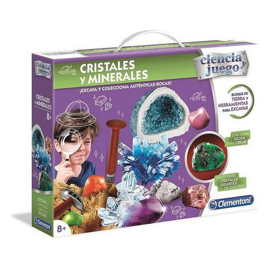 Vetenskapsspel Cristales y Minerales Clementoni (ES) (ES)