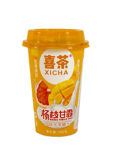 Konserverad frukt Mango / Sago Cr / Pomelo 330g Xicha Kina