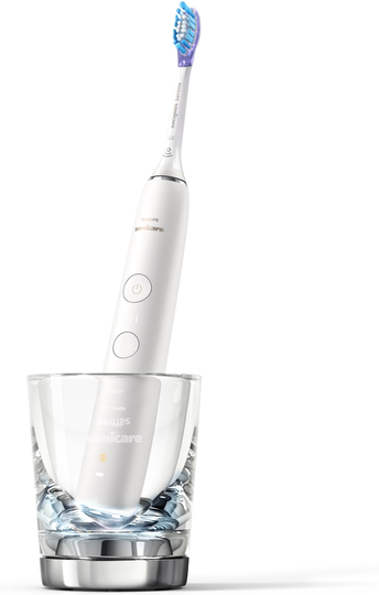 Elektrisk tandborste PHILIPS Sonicare HX9917/88, 62000 slag/min, 4 program, 2 huvuden, vit