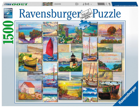 Coastal Collage Pussel 1500 bitar Ravensburger