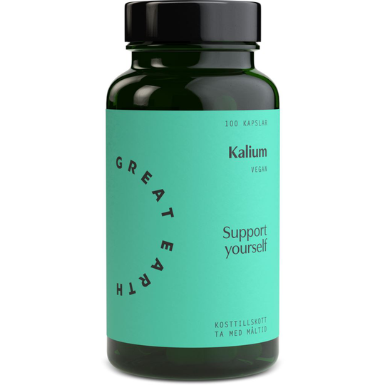 Great Earth Kalium 99 mg 100 kapslar