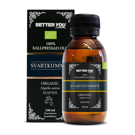 Svartkumminolja EKO Kallpressad, 100 ml , Livsmedel