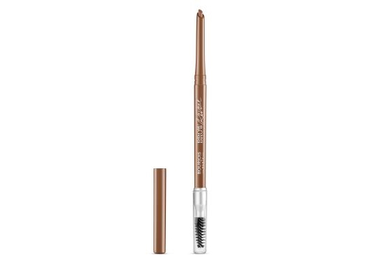 Bourjois Brow reveal, CYCLOPENTASILOXANE, 1 parFFIN, DIISOSTEARYL DIMER DILINOLEATE, PEG-6 BEESWAX, OZOKERITE,..., 1. Brush your brows first.2. Find