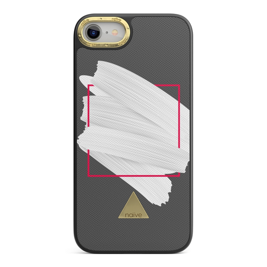 Naive iPhone SE (2020) Skal - White Brush