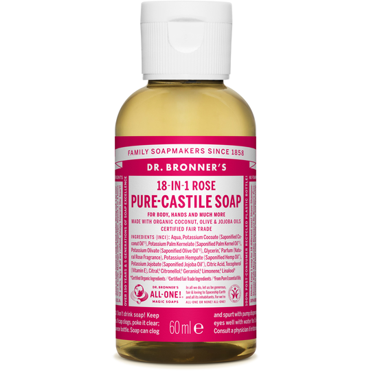 Dr.Bronner's Liquid Soaps Rose 59 ml