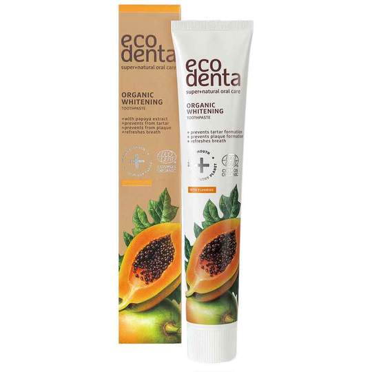 Ecodenta Organic Line Organic Whitening toothpaste with papaya 75 ml