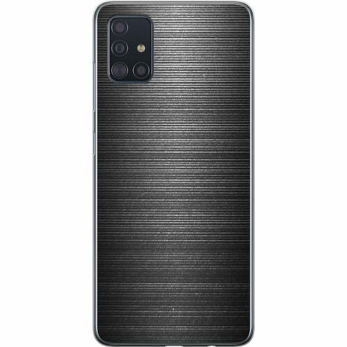Samsung Galaxy A51 Mjukt skal - Brushed Metal