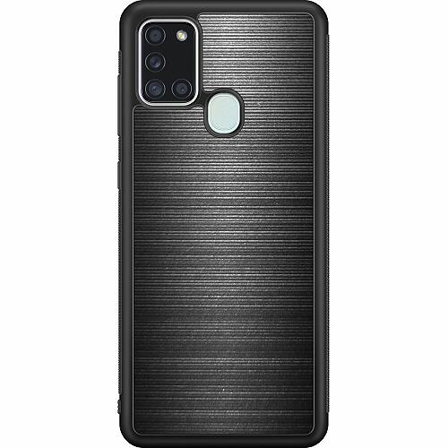 Samsung Galaxy A21s Svart Skal Brushed Metal