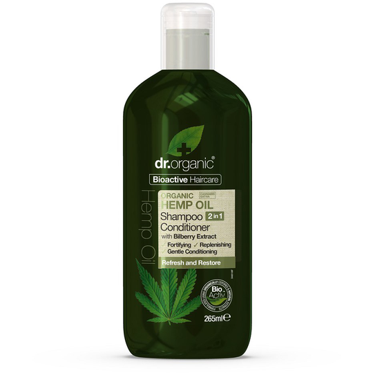 Dr Organic Hampa Shampoo & Conditioner 2-i-1 Hair Loss 265 ml