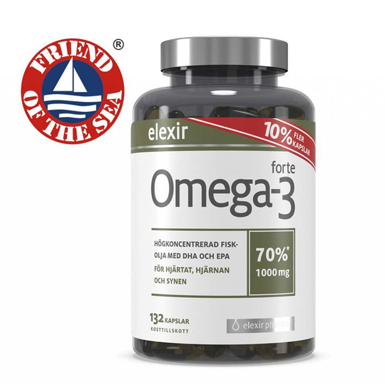 Omega-3 Forte, 132 caps, Omega-3 & Fettsyror