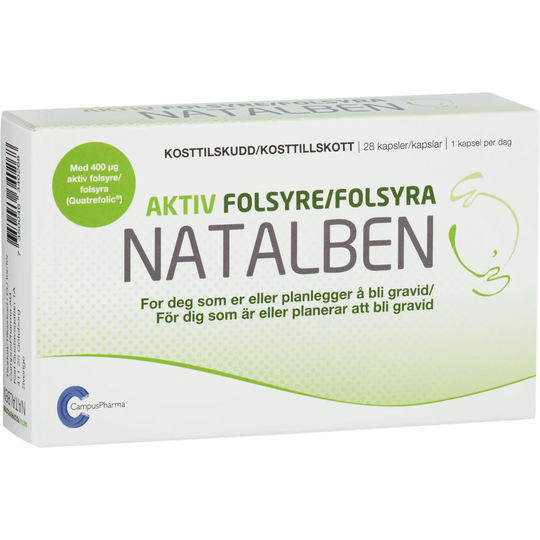 Natalben Aktiv Folsyra 28 kapslar