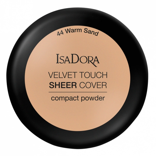 IsaDora Velvet Touch Sheer Cover Compact Powder 44 Warm Sand