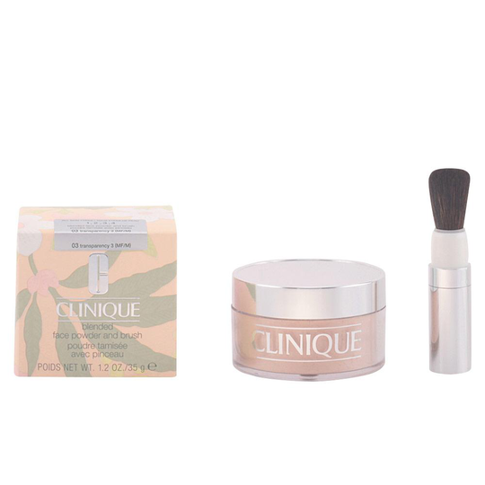 CLINIQUE BLENDED face powder&brush #03-transparency 35 gr