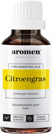 eterisk olja citrongräs 10 ml transparent