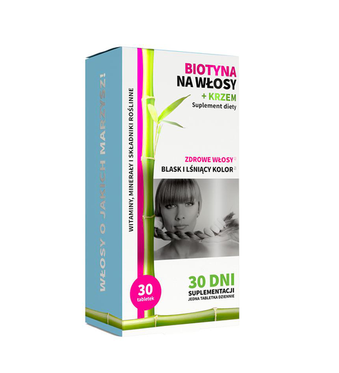 NOBLE HEALTH_Biotyna na wĹ,osy + krzem suplement diety 30 tabletek
