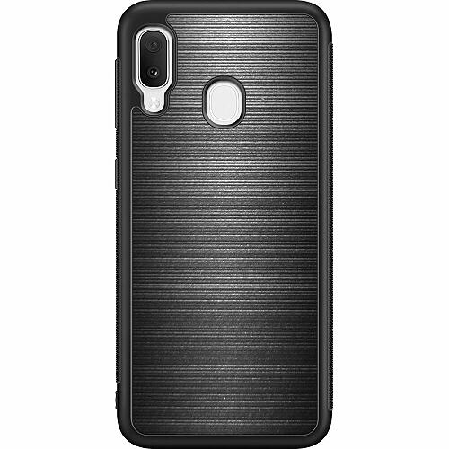 Samsung Galaxy A20e Svart Skal Brushed Metal