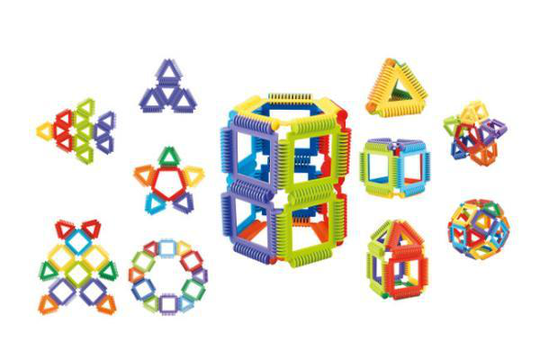 Small blocks Genius Figure spatial brush - 32 elements in the bag 102191
