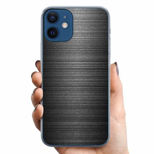 iPhone 12 mini TPU Mobilskal Brushed Metal
