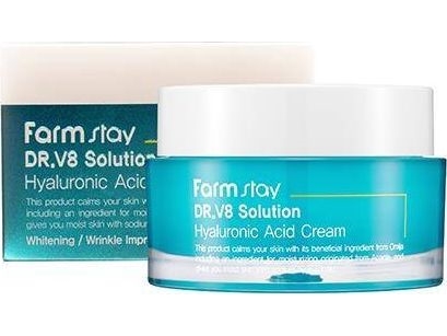 Farmstay FARMSTAY_DR.V8 Solution Hialuronic Acid Cream face cream with hyaluron and vitamins 50ml