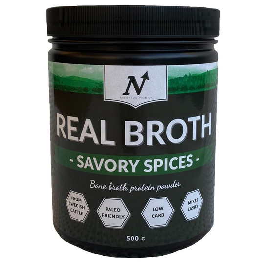 Nyttoteket Real Broth Savory Spices Benbuljong 500 g