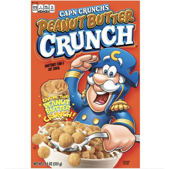 Cap N Crunch Peanut Butter 355g