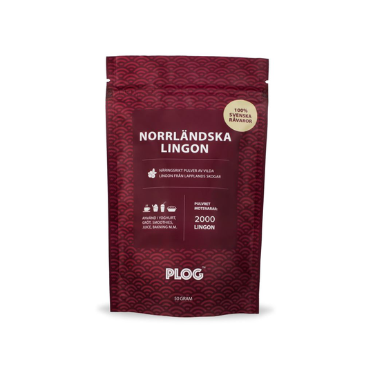PLOG Norrländska Lingon Pulver 50 g