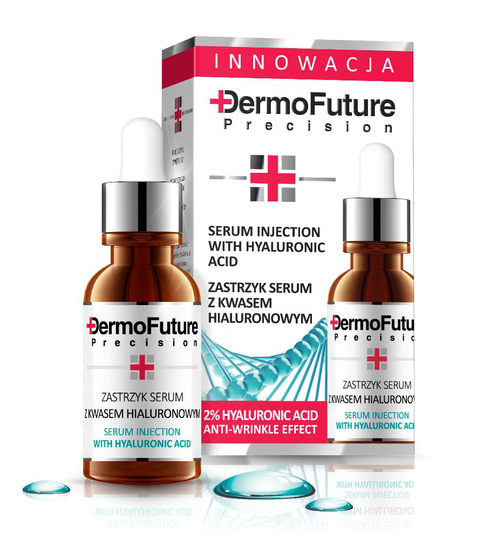 DERMOFUTURE Serum med hyaluronsyra Injektion för ansikts behandling med hyaluronsyra 20 ml