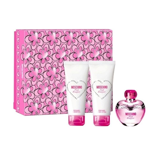 Parfymset Damer Moschino Pink Bouquet