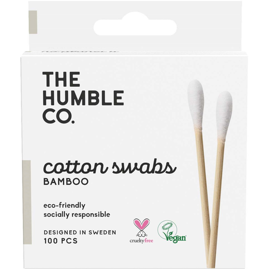 Humble Brush Humble Natural Cotton Swabs White