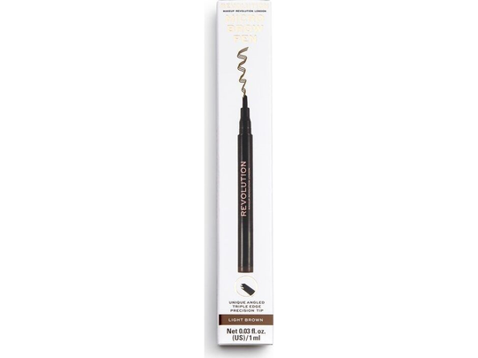 Makeup Revolution Makeup Revolution Micro Brow Pen Eyebrow Crayon Light Brown 1pc