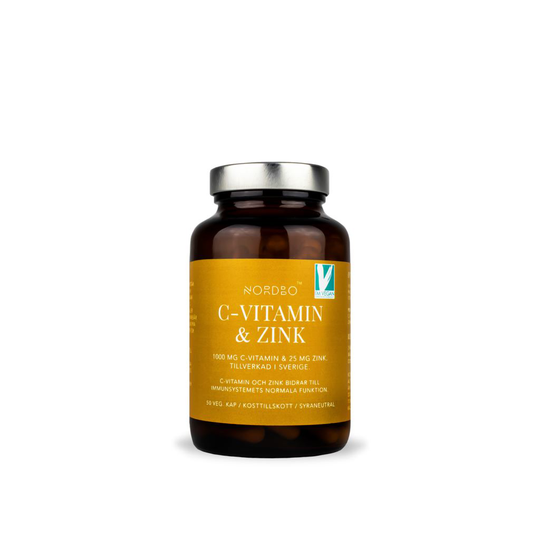 Nordbo C-vitamin & Zink 50 kapslar