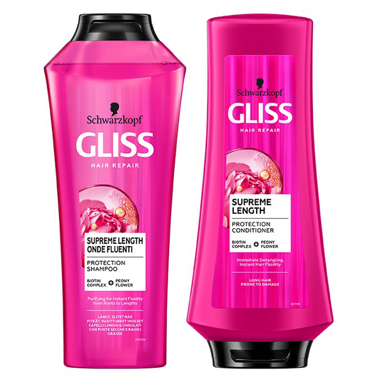 Schwarzkopf Gliss Supreme Length Paket 400 + 370ml