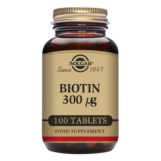 Biotin Solgar 300 mcg (100 tabletter)